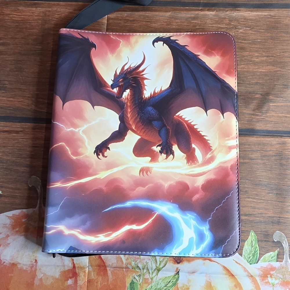 Dragon Trading Card Holder Book 9x50  Pokemon Sports DnD Dungeons
